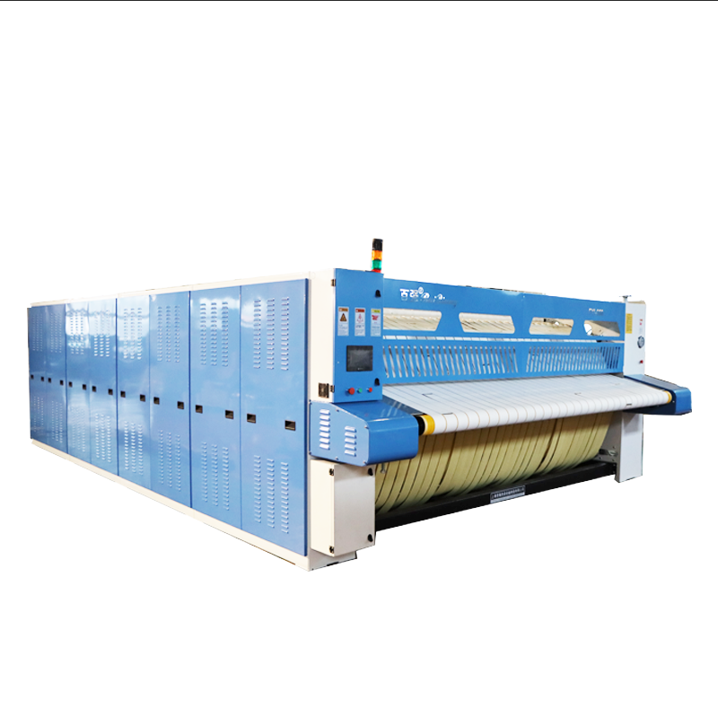 客户定制的百强8辊高速烫平机今日发货 客户定制的百强8辊高速烫平机今日发货